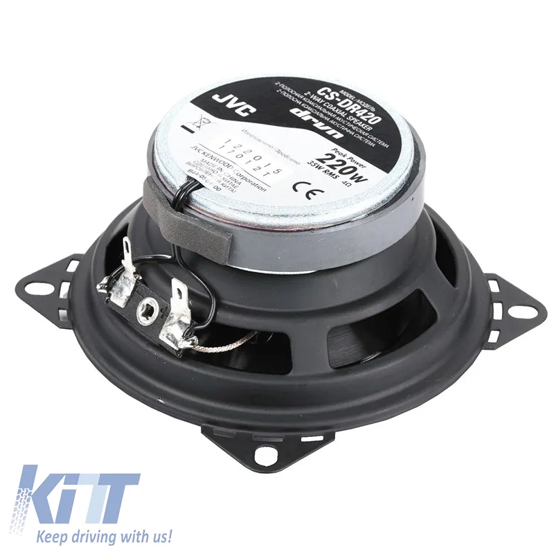Car Speakers JVC DR420 Component 10cm 4" 35 Watt Rms/220 Watt Max. (With Covers) 2 Way 2 Pieces