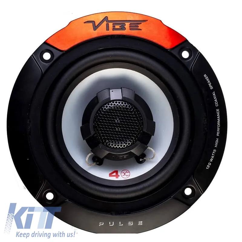 Car Speakers Vibe Pulse 4-V3 4''/10cm 120w Peak 40w RMS 2 Way Pair 2 Pieces