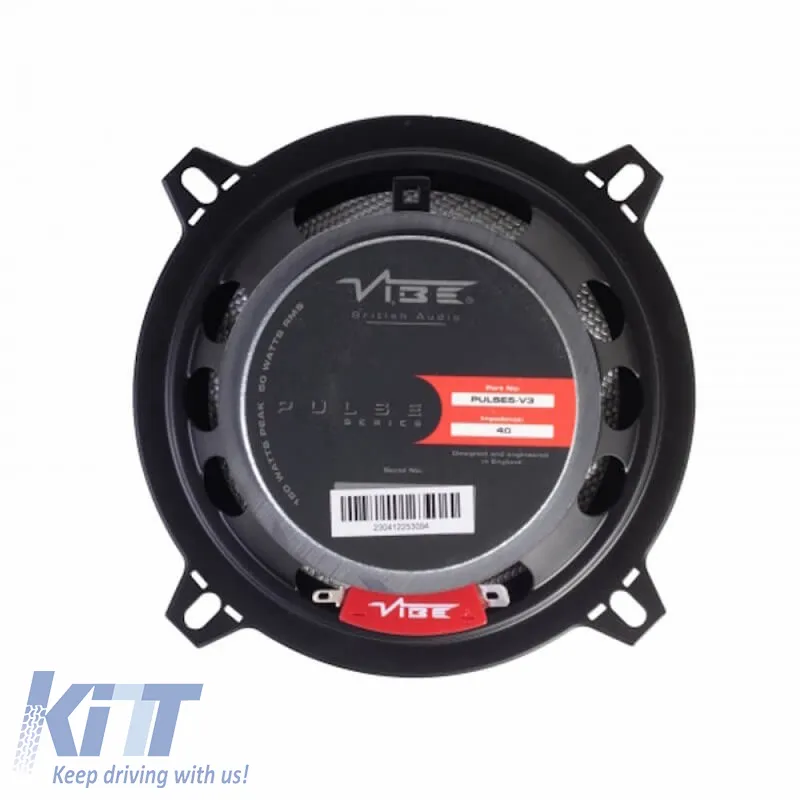 Car Speakers Vibe Pulse 5-V3 5.25''/13cm 150w Peak 50w 2 Way Pair 2 Pieces