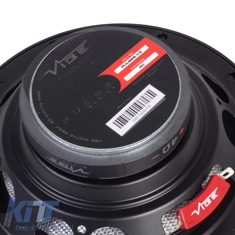 Car Speakers Vibe Pulse 6-V3 6.5''/16.5cm 180w Peak 60w RMS 2 Way Pair 2 Pieces