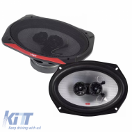 Car Speakers Vibe Pulse 69-V3 6x9'' Oval 300w Peak 100w RMS 3 Way Pair 2 Pieces