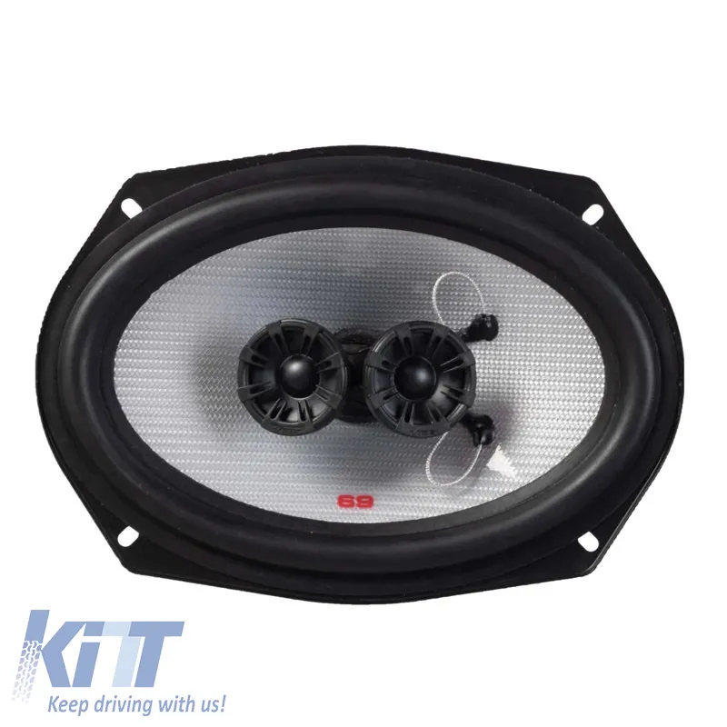 Car Speakers Vibe Pulse 69-V3 6x9'' Oval 300w Peak 100w RMS 3 Way Pair 2 Pieces