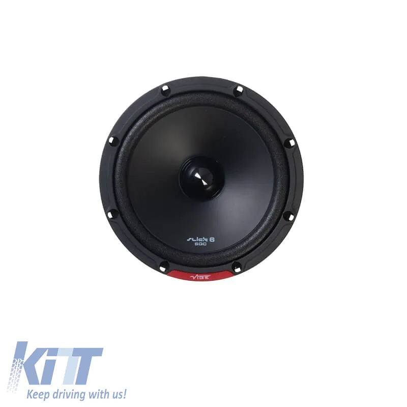 Car Speakers Vibe Slick 6SQC-V9 Component 6.5''/16.5cm 300w Peak 100w RMS 2 Way Set 6 Pieces