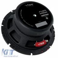 Car Speakers Vibe Slick 6SQC-V9 Component 6.5''/16.5cm 300w Peak 100w RMS 2 Way Set 6 Pieces-image-6301243