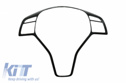 image-74-Car Steering Wheel Button Trim Frame Cover suitable for Mercedes W176 (13-15) W246 (12-18) W204 (08-15) W117 (13-16) W218 (11-18) W212 (10-16) X253 (15-18) X204 (09-15) X156 (13-20) Piano Black