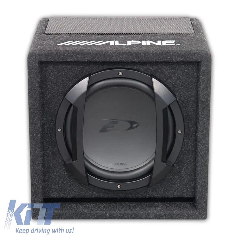 Car Subwoofer Alpine Amplified 8" 20cm 100Watt RMS With Box