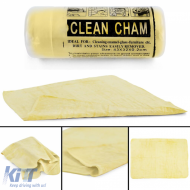 Car Vehicle Cleaning Cloth Microfiber Cloth Dry Polishing Cloth Yellow 43x33cm