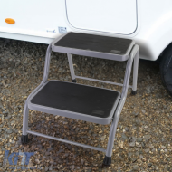 Caravan double step stair 2-step platform loadable up to 150kg