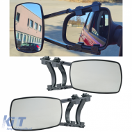 image-30-Caravan mirror set, trailer mirror, clip-on mirror, universal for cars and buses