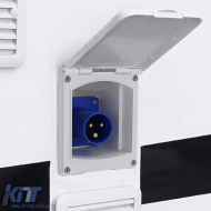 Caravan motorhome installation CEE 16A 230V caravan inlet plug socket IP44 - ODSEI6014204