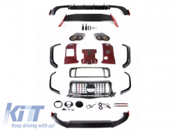 Carbon BRBS 900 package suitable for Mercedes G-Class W464 2018-2024 for the model equipped with BRABUS bumpers - ABMEBK6008654