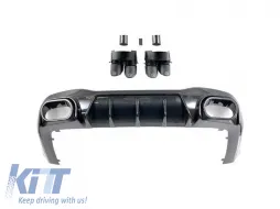 image-56-Carbon-Diffusor Typ BRBS mit Endplatten geeignet für Mercedes A Design GT 4 Door Coupe X290 nach 2019