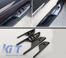 Carbon fiber Style Door Cover Armrest Trim suitable for HONDA CRV (2012-2016) IV Generation OEM Design-image-6014813