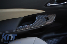 Carbon fiber Style Door Cover Armrest Trim suitable for HONDA CRV (2012-2016) IV Generation OEM Design-image-6021451