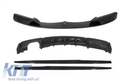 image-1-Пълен Carbon M-Performance пакет, подходящ за BMW 3 серия F30 Предна Броня, Спойлер , сплитер, дифузьор и Удължение на страничните прагове M-Performance
