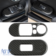 image-22-Carbon trims for window switch suitable for Mini F56 from 2014