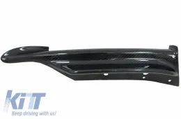 Carbon Предна Сплитери Спойлер , подходящ за BMW 3 Series E90 E91 Sedan Touring (2005-2008) само M-tech Броня-image-6050934