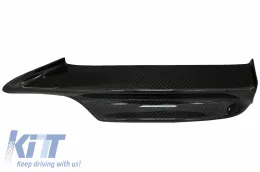 Carbon Предна Сплитери Спойлер , подходящ за BMW 3 Series E90 E91 Sedan Touring (2005-2008) само M-tech Броня-image-6050937