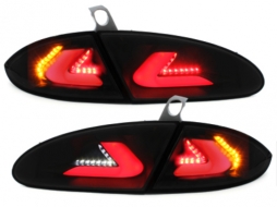 CARDNA Feux arrière LIGHTBAR pour Seat Leon 2005-2009 1P Noir Fumée-image-64657