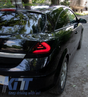 CarDNA LED Hátsó lámpák Opel Astra H GTC  LED fénycső fekete/sötétített-image-64535