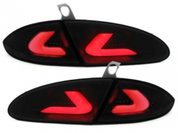 carDNA Taillights LIGHTBAR suitable for Seat Leon (2005-2009) 1P Black Smoke - RSI07LLBS