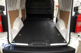 Cargo area mat by Rezaw-Plast suitable for Citroen Berlingo, Peugeot Partner, Opel Combo E, after 2018, short wheelbase Fiat Doblo, E-Doblo after 2022, Toyota Proace City after 2020-image-6212841