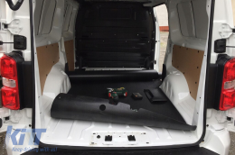 Cargo area mat by Rezaw-Plast suitable for Citroen Berlingo, Peugeot Partner, Opel Combo E, after 2018, short wheelbase Fiat Doblo, E-Doblo after 2022, Toyota Proace City after 2020-image-6212842