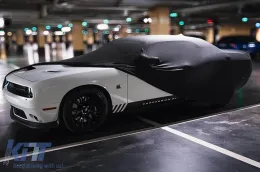 Carpassion Funda elástica tamaño L, negra-image-6144743
