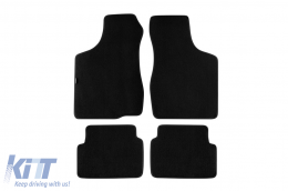 Carpet floor mats by Petex suitable for Opel Corsa A 1982-1993, set of 4 pieces, black - ABFMO6022161