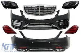 image-40-Carroserie Body Kit do Mercedes S W222 Facelift 13-06.17 zderzaka S63 Look