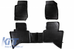 image-40-Caucho Alfombra del Piso para Isuzu D - MAX II 2011+ Color Negro