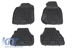 image-42-Caucho Alfombra piso Negro para AUDI A6 4B C5 1997-2004 libre olores Borde 3 cm