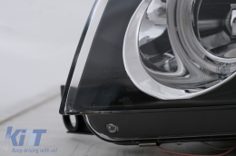 CCFL Angel Eyes Faros para Skoda Fabia 12.1999-2008 Negro Halógeno-image-6104117