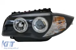 CCFL Angel Eyes fényszóró BMW 1 E87 E81 E82 E88 (2004-2011), fekete-image-6082380