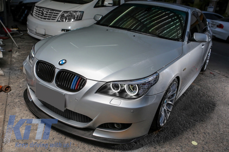 Phares avant Angel Eyes CCFL BLANC BMW Série 5 E60 E61 Phase 1 Xenon D2S