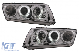 image-56-CCFL Angel Eyes Scheinwerfer für Skoda Fabia 12.1999-2008 Chrom