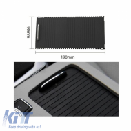 Center Console Roller Cover suitable for Mercedes-Benz E-Class W212, W207 / C-Class W204 1 Piece Black