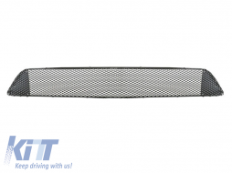 Center grille suitable for front A Design bumper type E63 for Mercedes E-Class W211 2007-2010 - ABMEBX6008612