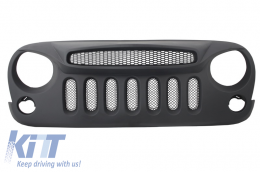 Central Front Grille suitable for JEEP Wrangler / Rubicon JK (2007-2017) Angry Bird Design Specter Mask