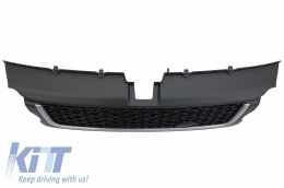 Central Grille and Side Vents Assembly suitable for Land Range Rover Sport L320 (2005-2008) Autobiography Look Platinum Black Edition-image-6042549
