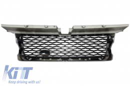 Central Grille and Side Vents Assembly  suitable for Land Rover Range Rover Sport (2005-2008) L320 Autobiography Look All Black Edition-image-6020565