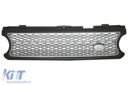 Central Grille suitable for Land Range Rover Vogue III L322 (2006-2009) Silver Autobiography Supercharged Edition