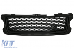 Central Grille suitable for Land Range Rover Vogue III L322 (2010-2012) All Black Autobiography Supercharged Edition - FGRR02AB