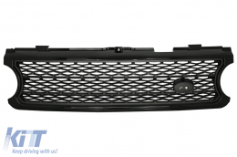 Central Grille suitable for Land Range Rover Vogue III L322 (2006-2009) Black Grey Autobiography Supercharged Edition