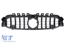 Central Grille suitable for Mercedes A-Class W177 Hatchback V177 Sedan (04.2018-2022) GT-R Panamericana Design-image-6126839