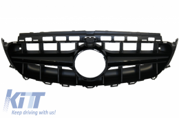 Central Grille suitable for Mercedes E-Class W213 S213 C238 A238 (2016-2019) Black E63 Design - FGMBW213AGTRB