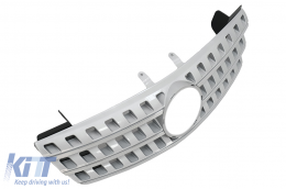 Central Grille suitable for Mercedes ML W164 (2005-2008) Chrome-image-6091364