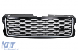 Central Grille suitable for Range Rover Vogue L405 (2013-2017) Autobiography Design conversion to 2018 Look Black & Chrome Edition - RRFG05BC