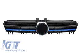 Central Grille suitable for VW Golf 7 VII (2012-2017) R-Line GTE Design Blue Insertions