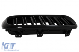 Central Grilles Kidney suitable for BMW X5 F15 X6 F16 (2014-2018) X5M X6M Double Stripe Design M-Package Sport-image-6095968